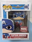 Funko Pop! Marvel Spider-Man Homecoming 693 Captain America Figure W/ Protector