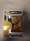 Funko Pop Marvel Studios  Doctor Strange 439 Gold Chrome Exclusive Figure