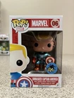Funko Pop Marvel Unmasked Captain America Comikaze Exclusive #06 🔥 🔥
