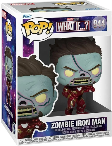 Funko Pop Marvel What If...? Zombie Iron Man #944 Vinyl Figure NIB