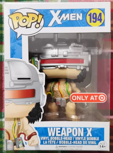 Funko POP! Marvel X-Men Weapon X (Wolverine) #194 Target Exclusive w/ protector