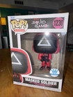 Funko POP! Masked Soldier 1230 Squid Game w/ Protector Netflix 2022 Exclusive