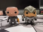 Funko Pop! Mass Effect Grunt #11 & Commander Shepard #09 NO BOXES