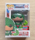 Funko Pop Masters Of The Universe King Hiss NYCC #1038 + Free Protector