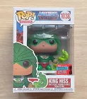 Funko Pop Masters Of The Universe King Hiss NYCC #1038 + Free Protector