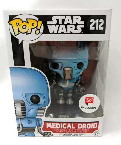 Funko POP! MEDICAL DROID #212 Star Wars Vinyl Bobble Head Walgreens Exclusive