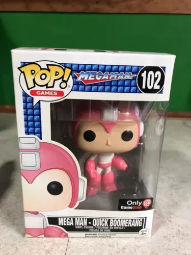 Funko POP! Megaman Mega Man Quick Boomerang GameStop 102