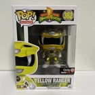 Funko Pop Mighty Morphin Power Rangers #362 Yellow Ranger (Metallic GameStop)