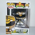 Funko Pop: Mighty Morphin Power Rangers - White Ranger #405 w/ Protector