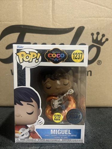Funko Pop! Miguel #1237. Disney Pixar Coco. Glow In The Dark. Funko SE. NM Mint