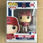 Funko Pop! Mike Trout #08, Los Angeles Angels, Red Jersey, MLB Baseball
