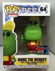 Funko Pop! Mimic The Monkey Figure #64 Limited Edition Pez Green With Protector
