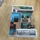 Funko Pop Minecraft Steve In Diamond Armor 322 Gamestop Exclusive Not Mint