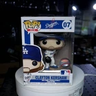 Funko POP MLB #07 Clayton Kershaw LA Dodgers Home White Baseball Vinyl Figure
