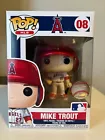 Funko Pop! MLB Angels #08 Mike Trout (Home Uniform) with Protector