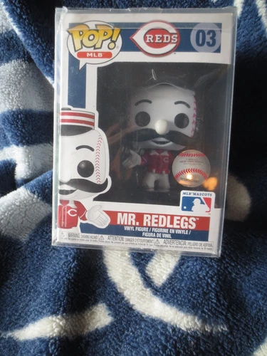 Funko Pop! MLB Baseball #03 Cincinnati Reds Mascot Mr. Redlegs !!! New !!!