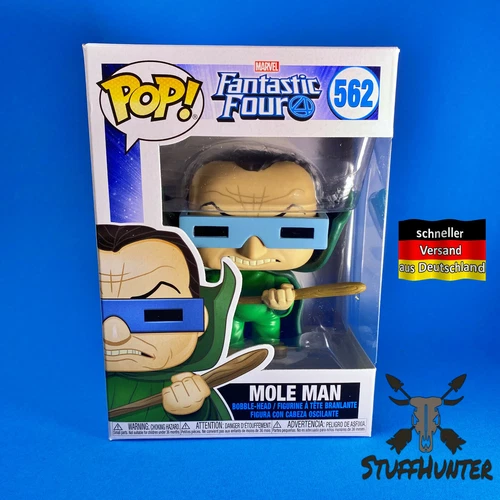 Funko Pop MOLE MAN 562 Marvel Fantastic Four Vinyl Figure *NEW MISB*