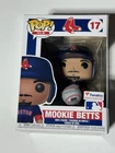 Funko Pop Mookie Betts #17 Fanatics Exclusive MLB Boston Red Sox Baseball +case