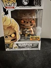 Funko POP! Mortal Kombat X #255 Scorpion Flaming Skull Hot Topic Exclusive