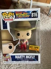 Funko Pop!- MOVIES- BACK T0 THE FUTURE- MARTY MCFLY- 816- HOT TOPIC EXCLUSIVE