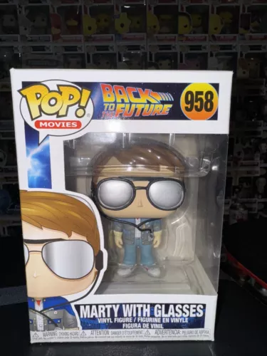 Funko Pop Movies Back To The Future Marty With Glasses 958 (READ)