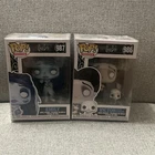 Funko Pop! Movies: (Corpse Bride) #987 Emily and #986 Victor with Scraps