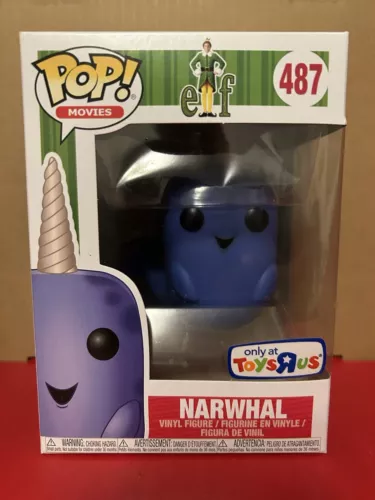 Funko Pop! Movies Elf Narwhal Figure #487 Toys-R-Us Exclusive