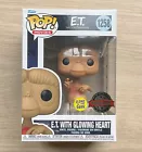 Funko Pop Movies E.T. With Glowing Heart GITD #1258 + Free Protector