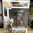 Funko Pop! Movies Forbidden Planet Robby The Robot 89 vaulted rare NEW protector