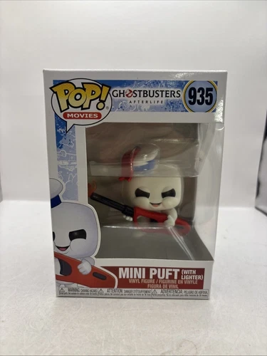 Funko POP! Movies Ghostbuster Afterlife Figure #935 Mini Puft with Red Lighter