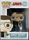 Funko Pop! Movies: Jaws CHIEF BRODY #755 NEW W/Pop Protector