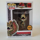 Funko Pop! Movies Jurassic Park Dilophosaurus Chase #550 With Pop Protector