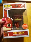 Funko Pop Movies The Flash #1333 GAMESTOP EXCLUSIVE Metallic DC READ