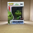 Funko Pop! Movies: The Grinch #664 Grinch In Underwear GameStop Exclusive