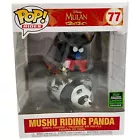 Funko POP Mushu Riding Panda #77 Vinyl Figure Mulan 2022 Spring Convention Exclu
