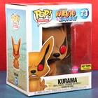 Funko Pop Naruto Shippuden Kurama 73 Hot Topic Flocked Window Rash 2018 Sealed