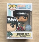 Funko Pop Naruto Shippuden Might Guy Wheelchair #1412 + Free Protector