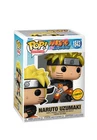 Funko POP!  Naruto Uzumaki With Shiruken #1843 Chase Metallic  + Protector Box
