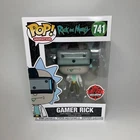 Funko POP! NEAR MINT - Rick & Morty GAMER RICK #741 (GameStop Exclusive)