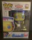 Funko Pop!  Netflix Stranger Things Scoops Ahoy : Steve #1545 With Pop Protector