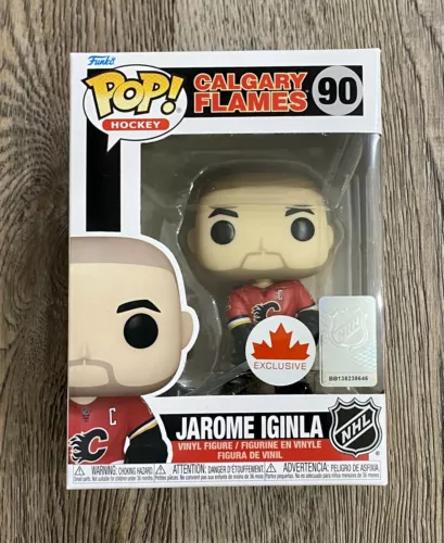 Funko Pop! NHL Hockey Calgary Flames: Jarome Iginla #90 Canada Exclusive