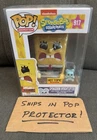 Funko Pop! Nickelodeon SPONGEBOB WEIGHTLIFTER #917 Hot Topic! MINT! In PROTECTOR