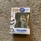 Funko Pop Olaf Presents Olaf as Ariel #1177 Amazon Exclusive New in Box