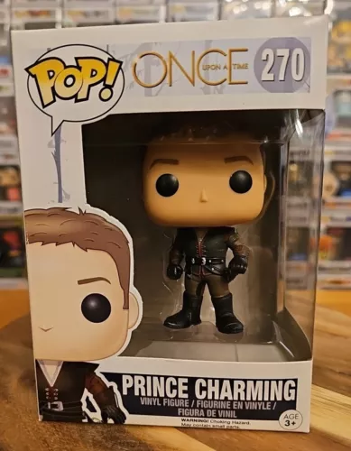 Funko Pop Once Upon A Time Prince Charming #270 Vaulted/Retired Authentic New