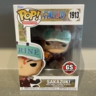 Funko Pop! One Piece 1913 Sakazuki Gamestop 🇨🇦 Sticker & 🔴Barcode + Protector