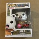 Funko POP! One Piece Bepo Bear Flocked #1896 AAA Anime W/ Protector
