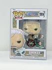 Funko Pop! One Piece: Smoker 1914 CHASE GITD Pre-Release CC Excl. w/Protector