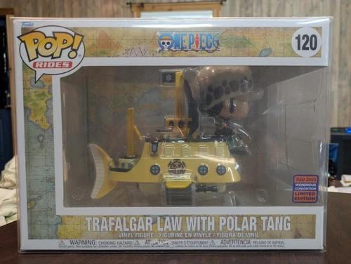 Funko Pop! One Piece Trafalgar Law With Polar Tang #120 w/Protector