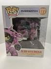 FUNKO POP OVERWATCH #177 D.VA WITH MEKA BLIZZARD ENTERTAINMENT NEW IN BOX