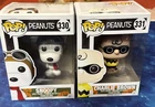 FUNKO POP PEANUTS HALLOWEEN EXCLUSIVE SNOOPY DOG 330 & CHARLIE BROWN 331 FIGURES
